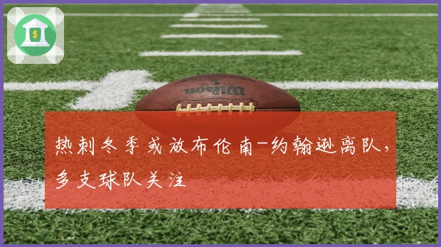 热刺冬季或放布伦南-约翰逊离队，多支球队关注